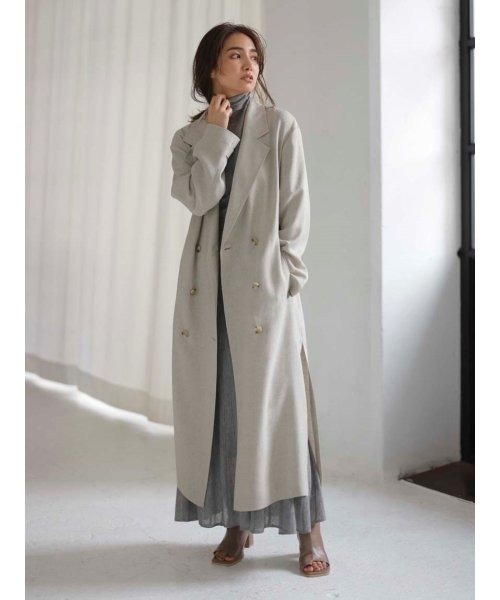 FRAY I.D(フレイアイディー)の「ラメシアーニットスカート(スカート・レディース・ベージュ/ミント/グレー・FREE)」の9枚目の写真