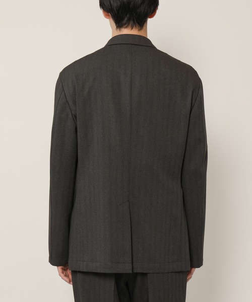 KASHIYAMA（カシヤマ）の「TECH-POLYESTER ストレッチ2Bジャケット（ヘリンボーン）（テーラードジャケット・メンズ・ネイビー/グレー・マルチサイズ）」の17枚目の写真