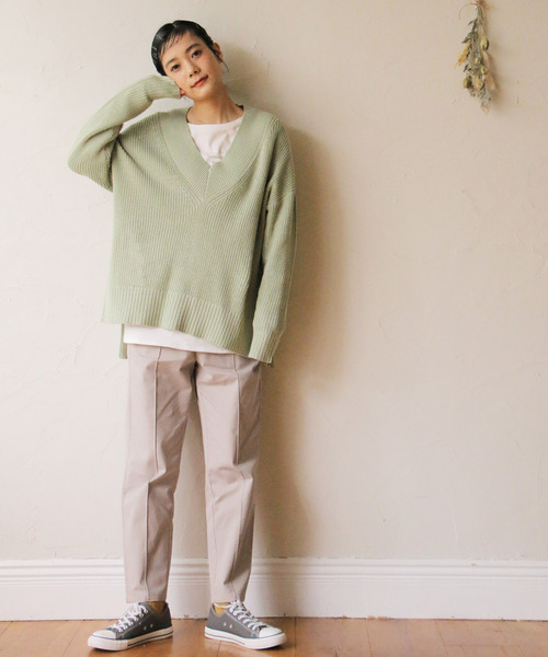 LBC(エルビーシー)の「テーパードCAFEパンツ(その他パンツ・レディース・ブラック/オリーブ/ベージュ・M/L)」の16枚目の写真