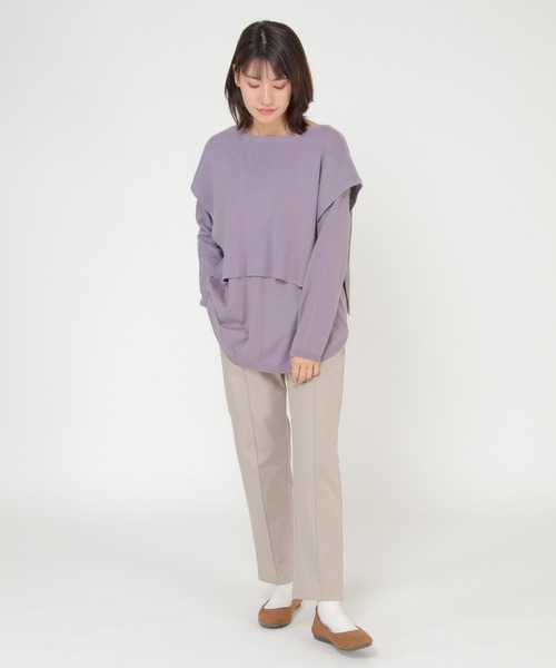 LBC(エルビーシー)の「テーパードCAFEパンツ(その他パンツ・レディース・ブラック/オリーブ/ベージュ・M/L)」の14枚目の写真