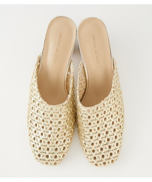AZUL by moussy（アズールバイマウジー）の「MESH MULE/メッシュ