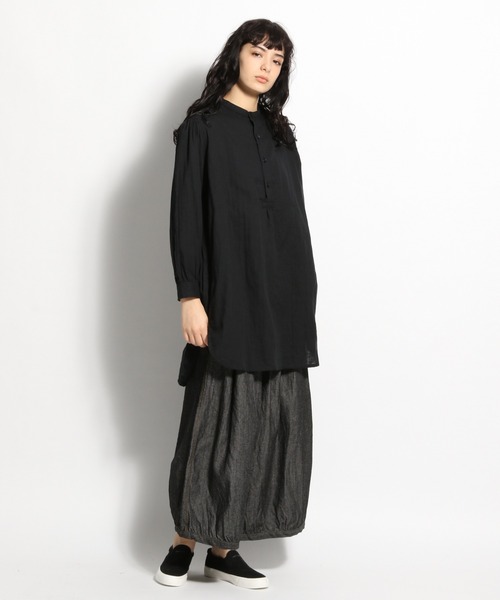 ichi（イチ）の「【ichi(イチ)】ワイドガーゼシャツ（シャツ/ブラウス・レディース・ホワイト/ブラック・FREE）」の13枚目の写真
