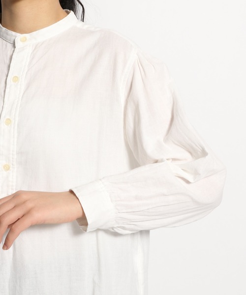 ichi（イチ）の「【ichi(イチ)】ワイドガーゼシャツ（シャツ/ブラウス・レディース・ホワイト/ブラック・FREE）」の10枚目の写真