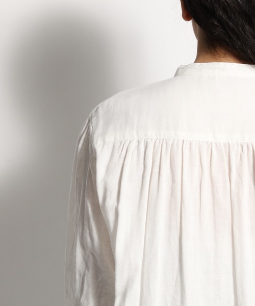 ichi（イチ）の「【ichi(イチ)】ワイドガーゼシャツ（シャツ/ブラウス・レディース・ホワイト/ブラック・FREE）」の14枚目の写真