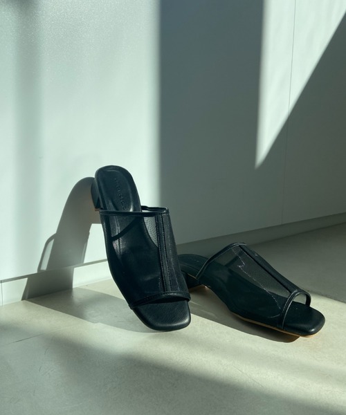 prose verse(プロズヴェール)の「メッシュサンダル(サンダル・レディース・ブラック/ダークブラウン/ベージュ・SMALL/MEDIUM/LARGE/LL)」の2枚目の写真