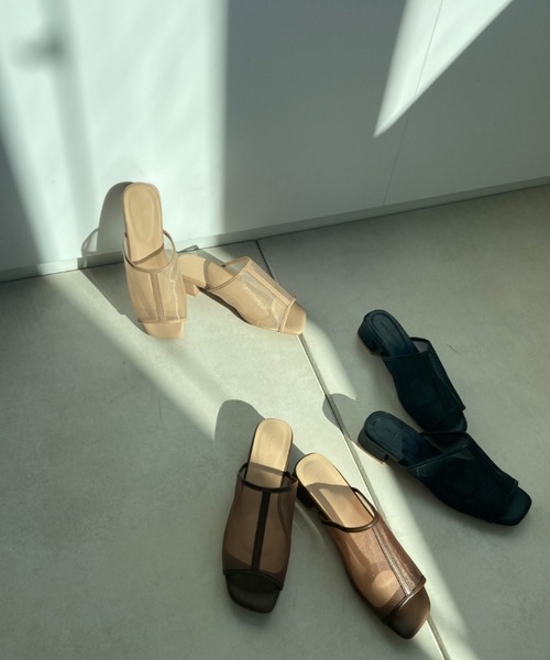 prose verse(プロズヴェール)の「メッシュサンダル(サンダル・レディース・ブラック/ダークブラウン/ベージュ・SMALL/MEDIUM/LARGE/LL)」の6枚目の写真