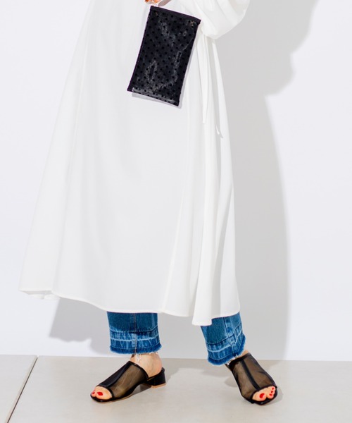 prose verse(プロズヴェール)の「メッシュサンダル(サンダル・レディース・ブラック/ダークブラウン/ベージュ・SMALL/MEDIUM/LARGE/LL)」の20枚目の写真