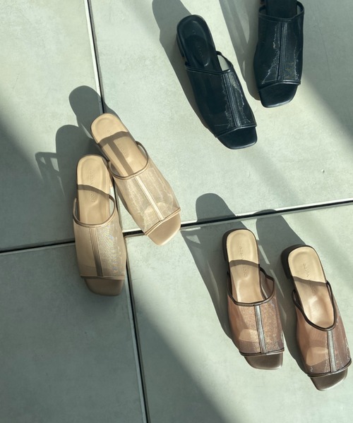 prose verse(プロズヴェール)の「メッシュサンダル(サンダル・レディース・ブラック/ダークブラウン/ベージュ・SMALL/MEDIUM/LARGE/LL)」の5枚目の写真