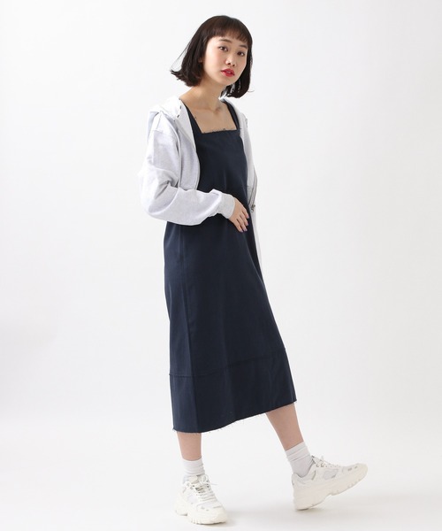 ROCKET x LUNCH（ロケットアンドランチ）の「ROCKET×LUNCH／CUTTINGワンピース 2932503（ワンピース・レディース・ブルー/アイボリー/ネイビー・SMALL）」の10枚目の写真