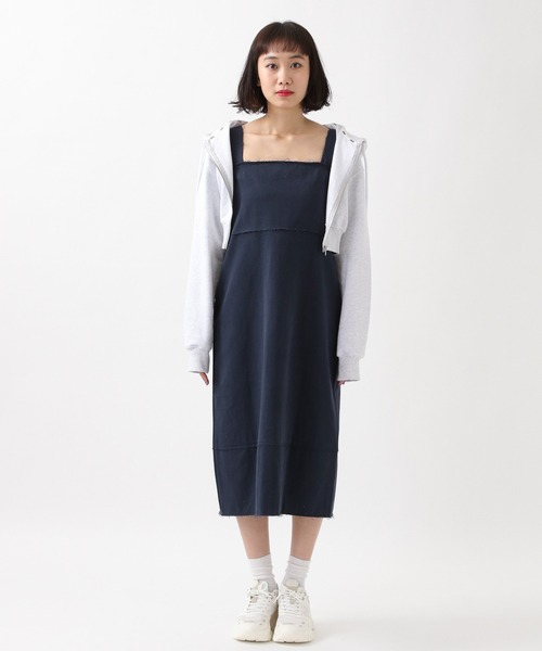 ROCKET x LUNCH（ロケットアンドランチ）の「ROCKET×LUNCH／CUTTINGワンピース 2932503（ワンピース・レディース・ブルー/アイボリー/ネイビー・SMALL）」の12枚目の写真