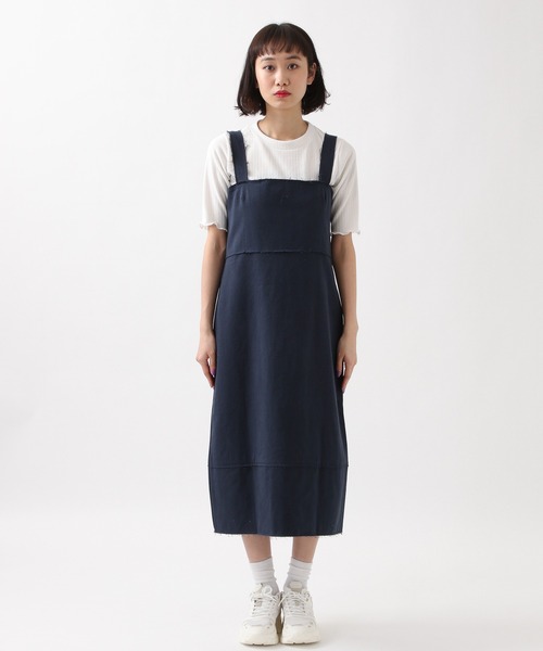 ROCKET x LUNCH（ロケットアンドランチ）の「ROCKET×LUNCH／CUTTINGワンピース 2932503（ワンピース・レディース・ブルー/アイボリー/ネイビー・SMALL）」の13枚目の写真