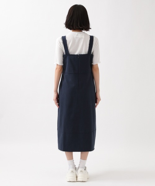 ROCKET x LUNCH（ロケットアンドランチ）の「ROCKET×LUNCH／CUTTINGワンピース 2932503（ワンピース・レディース・ブルー/アイボリー/ネイビー・SMALL）」の15枚目の写真