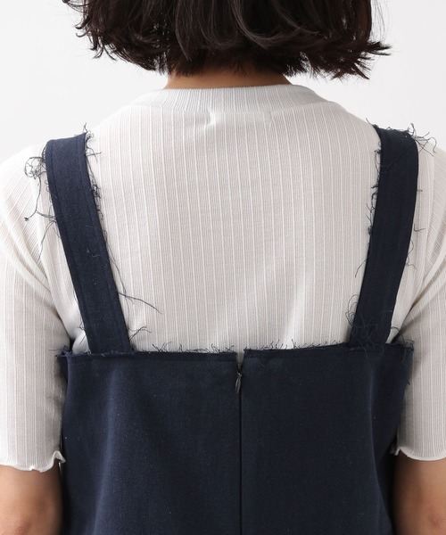 ROCKET x LUNCH（ロケットアンドランチ）の「ROCKET×LUNCH／CUTTINGワンピース 2932503（ワンピース・レディース・ブルー/アイボリー/ネイビー・SMALL）」の16枚目の写真