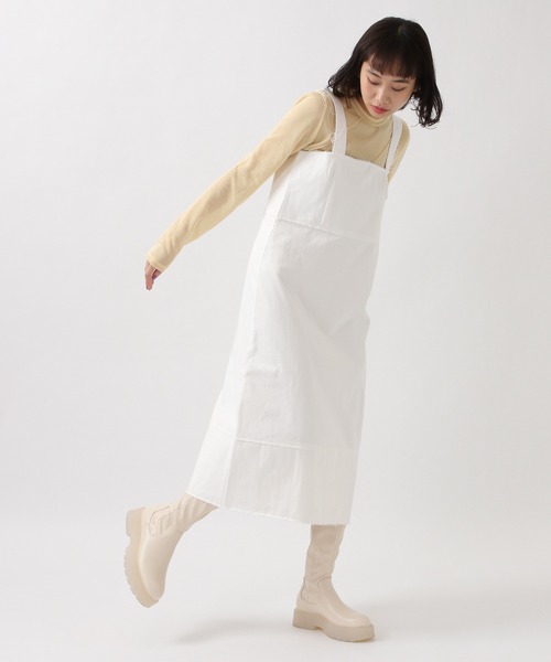 ROCKET x LUNCH（ロケットアンドランチ）の「ROCKET×LUNCH／CUTTINGワンピース 2932503（ワンピース・レディース・ブルー/アイボリー/ネイビー・SMALL）」の4枚目の写真