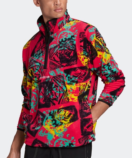 セール アドベンチャー アーカイブ ポーラーフリース ハーフジップ スウェット アディダスオリジナルス ブルゾン Adidas アディダス のファッション通販 Zozotown