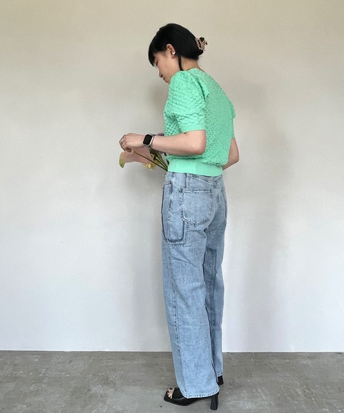 SANSeLF（サンセルフ）の「【SANSeLF】remake cut denim sanw70（デニムパンツ・レディース・ブルー・S/L）」の3枚目の写真