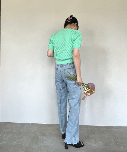 SANSeLF（サンセルフ）の「【SANSeLF】remake cut denim sanw70（デニムパンツ・レディース・ブルー・S/L）」の4枚目の写真