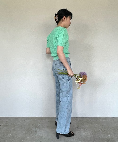 SANSeLF（サンセルフ）の「【SANSeLF】remake cut denim sanw70（デニムパンツ・レディース・ブルー・S/L）」の5枚目の写真