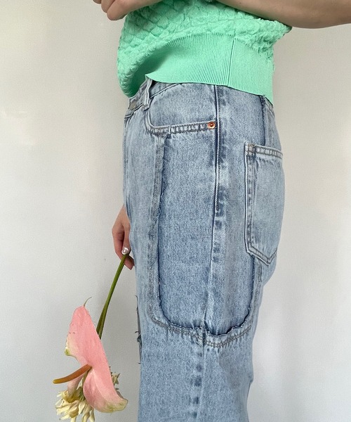 SANSeLF（サンセルフ）の「【SANSeLF】remake cut denim sanw70（デニムパンツ・レディース・ブルー・S/L）」の11枚目の写真