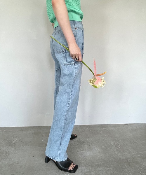 SANSeLF（サンセルフ）の「【SANSeLF】remake cut denim sanw70（デニムパンツ・レディース・ブルー・S/L）」の9枚目の写真