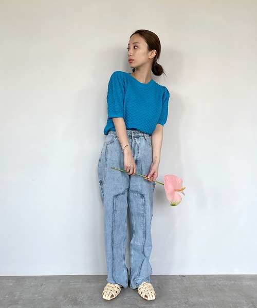 SANSeLF（サンセルフ）の「【SANSeLF】remake cut denim sanw70（デニムパンツ・レディース・ブルー・S/L）」の15枚目の写真