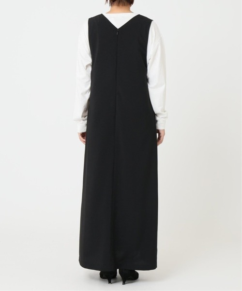 JOURNAL STANDARD（ジャーナルスタンダード）の「シックトロVネックワンピース◆7（ジャンパースカート・レディース・ブラック・FREE）」の21枚目の写真