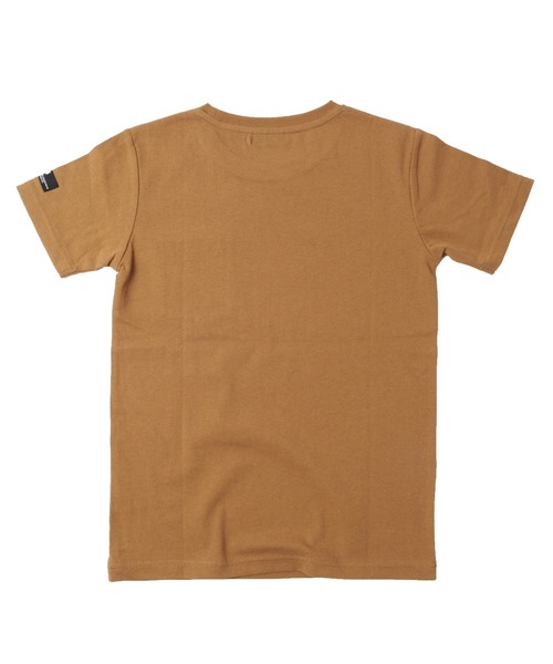 GLAZOS（グラソス）の「天竺・ポケットスター刺繍半袖Tシャツ（Tシャツ/カットソー・キッズ・ホワイト/ブラウン/ブラック/カーキ・130cm/160cm/170cm/140cm/150cm）」の10枚目の写真