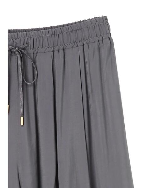 YECCA VECCA(イェッカヴェッカ)の「シルキーギャザーワイドパンツ *(その他パンツ・レディース・チャコールグレー/オレンジ/ネイビー/ブルー系その他7・FREE)」の10枚目の写真