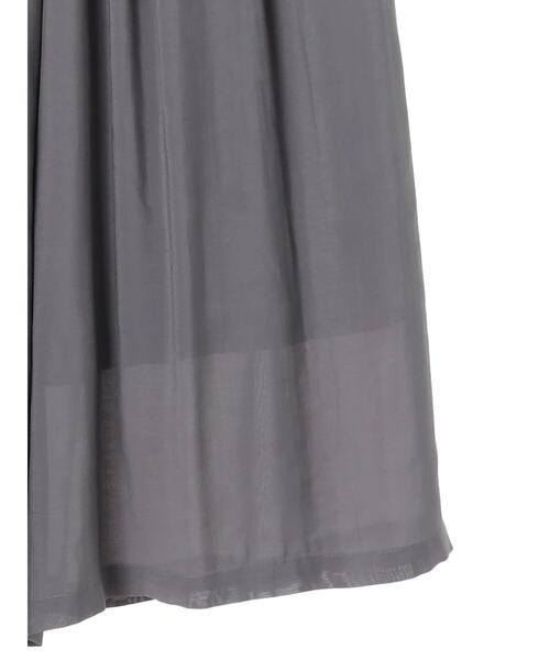 YECCA VECCA(イェッカヴェッカ)の「シルキーギャザーワイドパンツ *(その他パンツ・レディース・チャコールグレー/オレンジ/ネイビー/ブルー系その他7・FREE)」の9枚目の写真