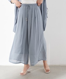YECCA VECCA | シルキーギャザーワイドパンツ　＊(その他パンツ)