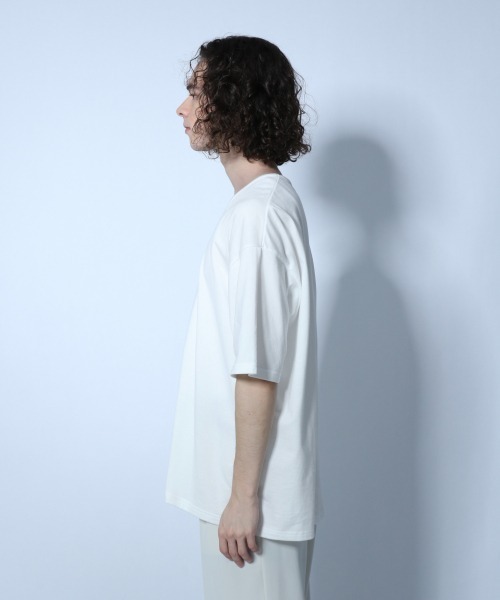 HARE（ハレ）の「ユルネックカットソー(HARE)（Tシャツ/カットソー・メンズ・ブラック/オフホワイト/グレー・SMALL/MEDIUM）」の10枚目の写真