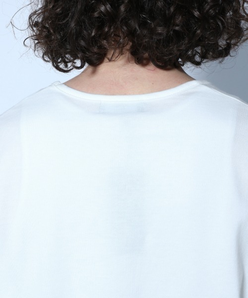 HARE（ハレ）の「ユルネックカットソー(HARE)（Tシャツ/カットソー・メンズ・ブラック/オフホワイト/グレー・SMALL/MEDIUM）」の7枚目の写真