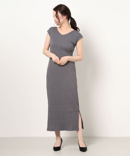 完璧の To The To バックオープンフレンチスリーブワンピース ワンピース Sea The Sea トゥーザシー のファッション