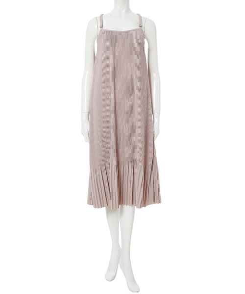 fifth(フィフス)の「プリーツキャミワンピース(ワンピース・レディース・ライトグリーン/スモークピンク・MEDIUM)」の3枚目の写真