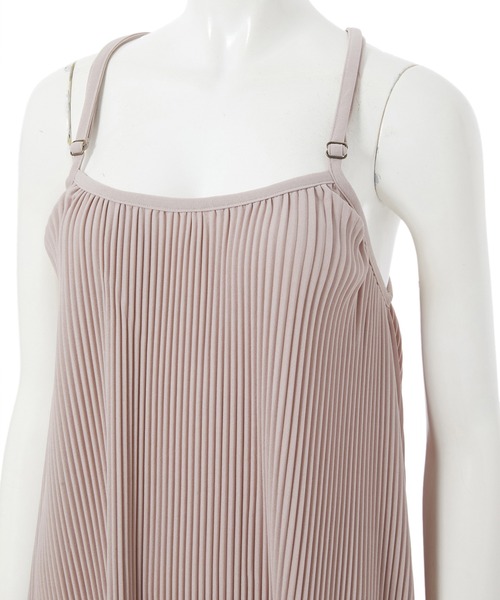 fifth(フィフス)の「プリーツキャミワンピース(ワンピース・レディース・ライトグリーン/スモークピンク・MEDIUM)」の9枚目の写真