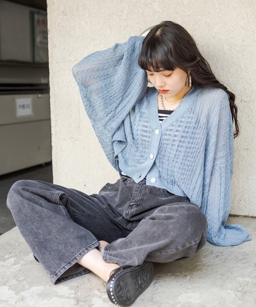 RASVOA（ラスボア）の「シンプルパット付きキャミソール（キャミソール・レディース・グレー/ブルー/ブラック/ブラック系その他・FREE）」の21枚目の写真