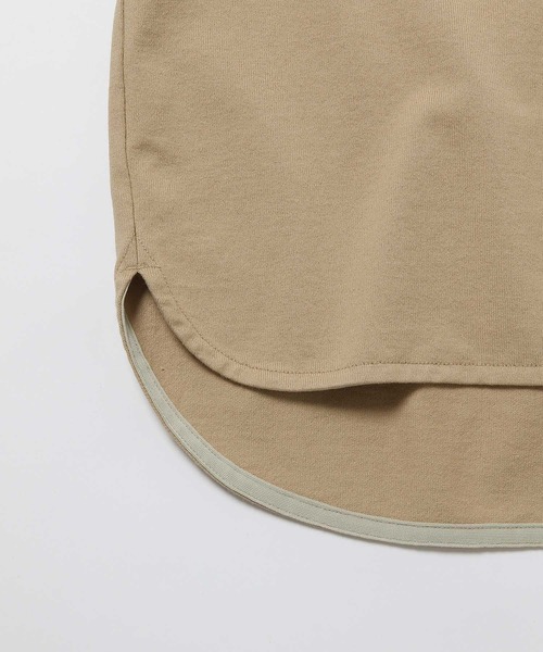 ADAM ET ROPE'（アダムエロペ）の「【USAコットン】ヘビーウェイト ビッグシルエット Tシャツ/ドロップショルダー（Tシャツ/カットソー・メンズ・ホワイト/ブラック/ベージュ・M/L）」の8枚目の写真