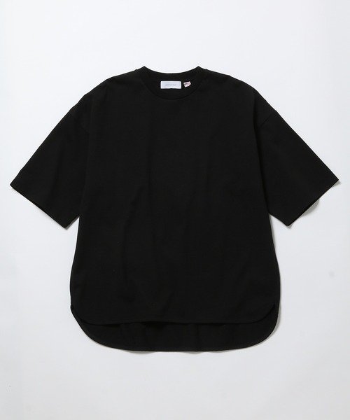 ADAM ET ROPE'（アダムエロペ）の「【USAコットン】ヘビーウェイト ビッグシルエット Tシャツ/ドロップショルダー（Tシャツ/カットソー・メンズ・ホワイト/ブラック/ベージュ・M/L）」の21枚目の写真