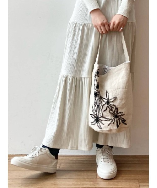 BEARDSLEY（ビアズリー）の「《KHADI&CO》トートバッグ（トートバッグ・レディース・アイボリー・FREE）」の12枚目の写真