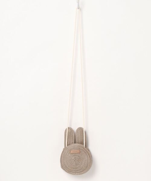 petit main(プティマイン)の「【ミッフィー】雑材ミニポシェット(ショルダーバッグ・キッズ・ブラウン/キナリ・FREE)」の3枚目の写真