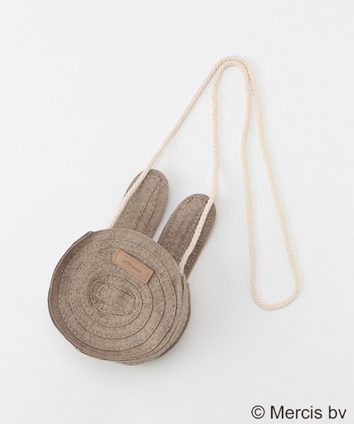 petit main(プティマイン)の「【ミッフィー】雑材ミニポシェット(ショルダーバッグ・キッズ・ブラウン/キナリ・FREE)」の6枚目の写真