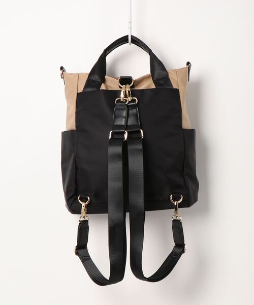 SAC（サック）の「撥水ナイロンバイカラー3WAYリュック  SAC unit（バックパック/リュック・レディース・ブラック/イエロー/ブルー/グリーン・FREE）」の11枚目の写真