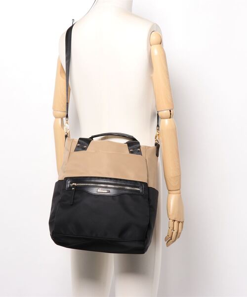 SAC（サック）の「撥水ナイロンバイカラー3WAYリュック  SAC unit（バックパック/リュック・レディース・ブラック/イエロー/ブルー/グリーン・FREE）」の9枚目の写真