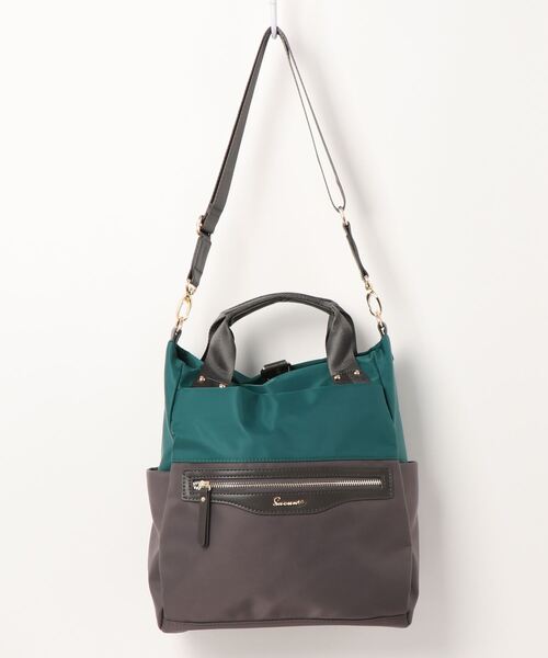 SAC（サック）の「撥水ナイロンバイカラー3WAYリュック  SAC unit（バックパック/リュック・レディース・ブラック/イエロー/ブルー/グリーン・FREE）」の15枚目の写真