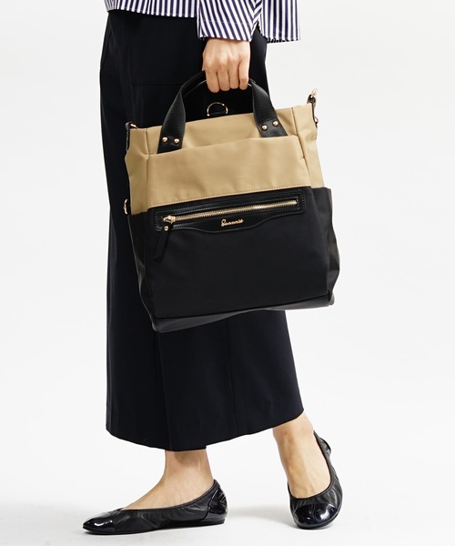 SAC（サック）の「撥水ナイロンバイカラー3WAYリュック  SAC unit（バックパック/リュック・レディース・ブラック/イエロー/ブルー/グリーン・FREE）」の17枚目の写真