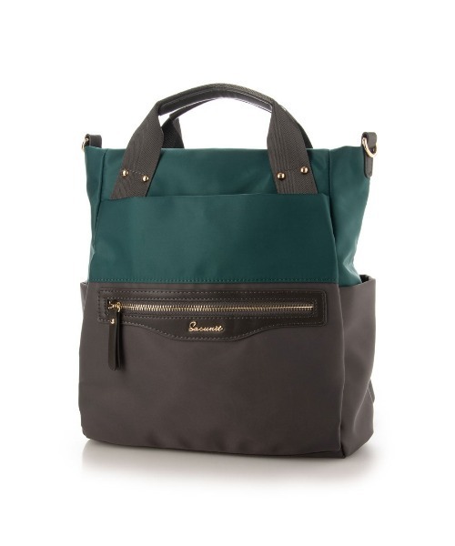 SAC（サック）の「撥水ナイロンバイカラー3WAYリュック  SAC unit（バックパック/リュック・レディース・ブラック/イエロー/ブルー/グリーン・FREE）」の21枚目の写真