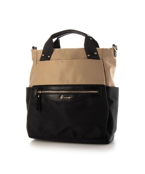 SAC（サック）の「撥水ナイロンバイカラー3WAYリュック  SAC unit（バックパック/リュック・レディース・ブラック/イエロー/ブルー/グリーン・FREE）」の22枚目の写真