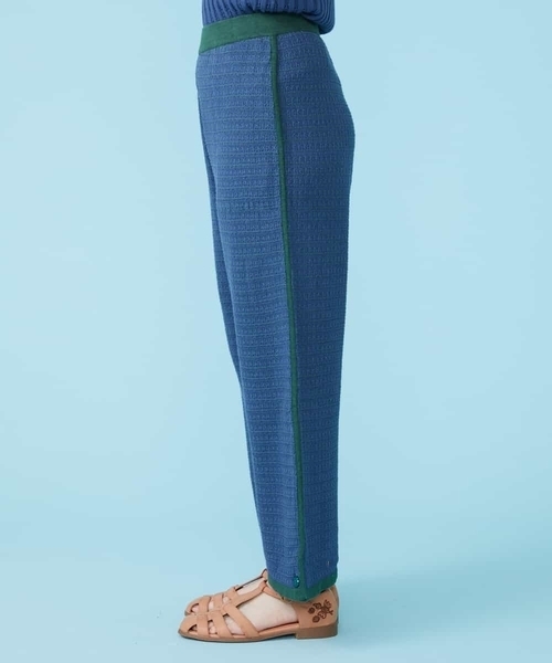 Jocomomola(ホコモモラ)の「Color similar ニットパンツ(その他パンツ・レディース・オレンジ/ブルー・40)」の3枚目の写真