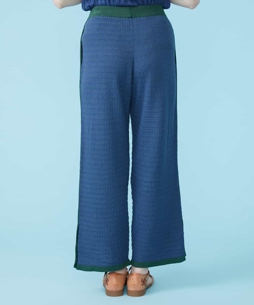 Jocomomola(ホコモモラ)の「Color similar ニットパンツ(その他パンツ・レディース・オレンジ/ブルー・40)」の4枚目の写真