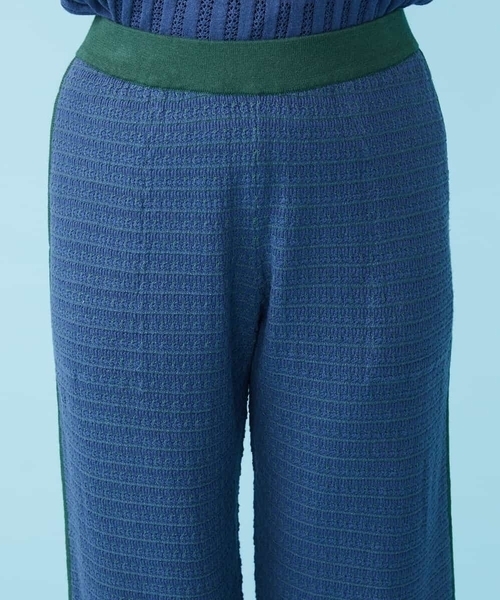Jocomomola(ホコモモラ)の「Color similar ニットパンツ(その他パンツ・レディース・オレンジ/ブルー・40)」の5枚目の写真